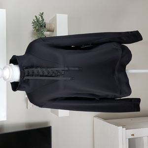 Fila Sport Lace-Up Mockneck Pullover Top NWT